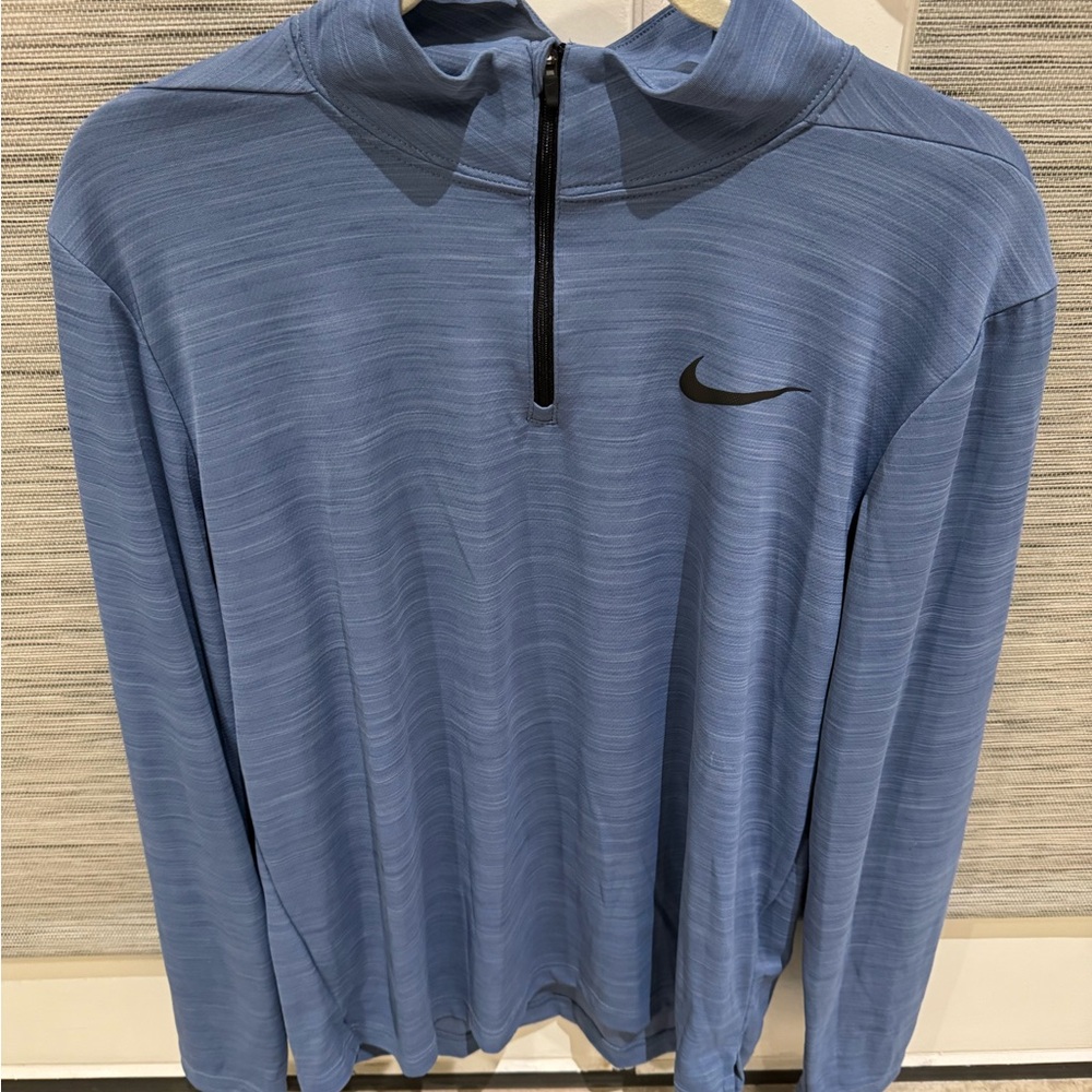 Nike Blue Quarter-Zip Pullover